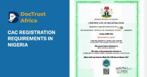 CAC Registration Requirements in Nigeria