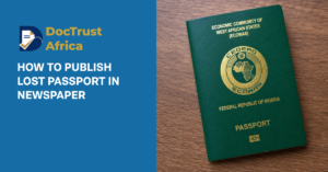 How to Publish Lost Passport in Newspaper