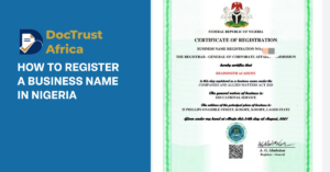 How to Register a Business Name in Nigeria | CAC Registration