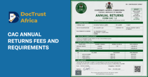 CAC Annual Returns Fees and Requirements
