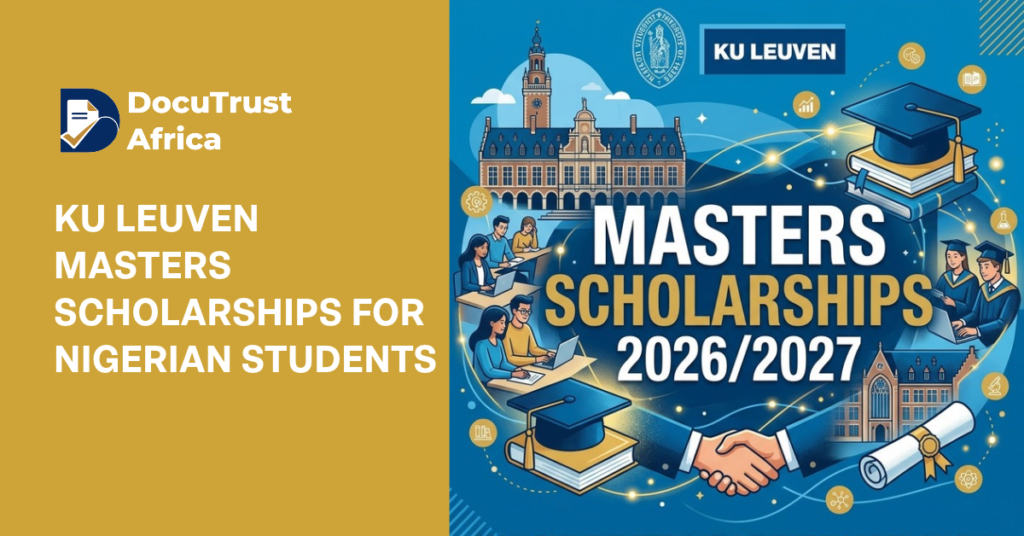 ku leuven masters scholarships